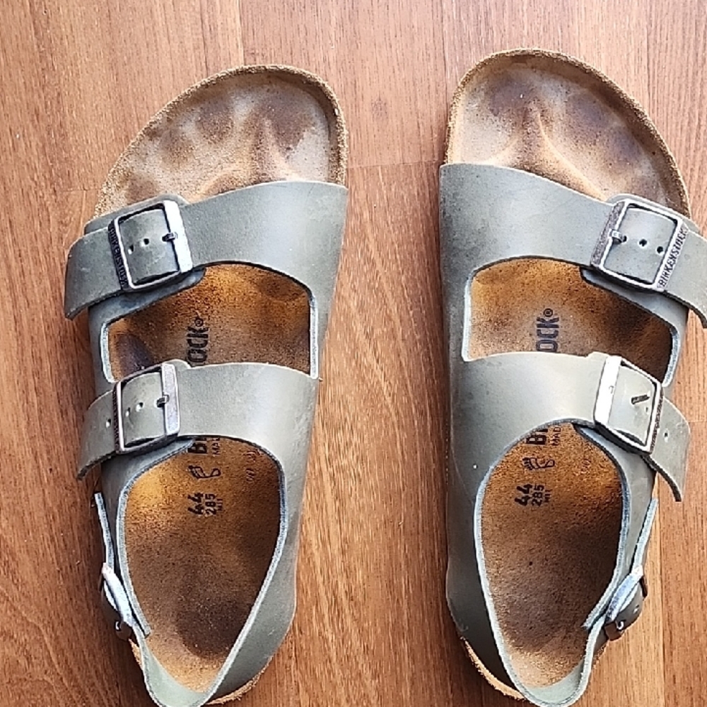 Birkenstock Men Sandals - Olive Green